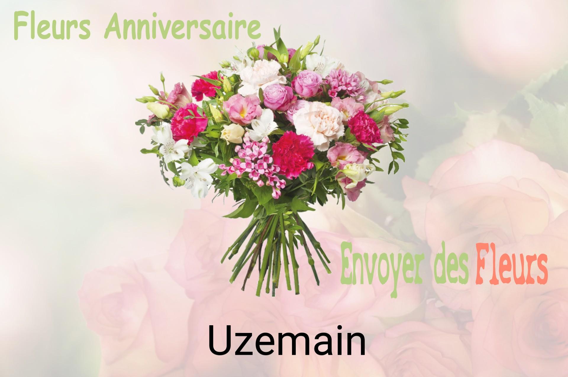 Bouquet de fleurs d’anniversaire livré à Uzemain