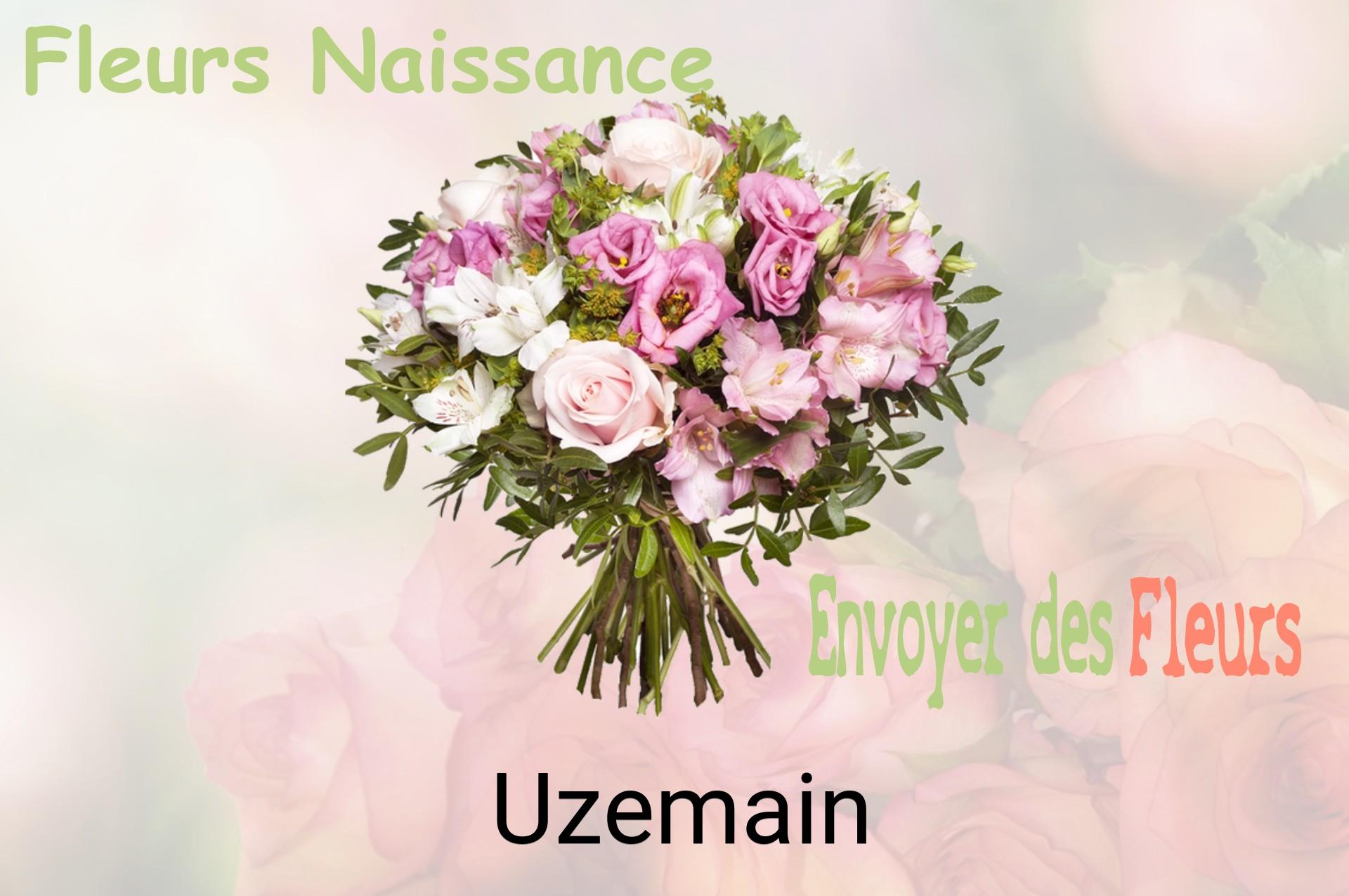 Bouquet de fleurs de naissance livré à Uzemain